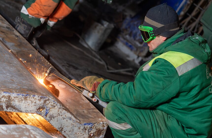 Собянин осмотрел ход реконструкции развязки на пересечении МКАД и Алтуфьевского шоссе 9 фото