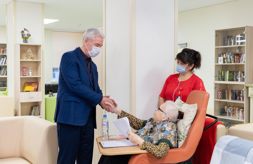 Собянин открыл новый корпус Московского многопрофильного центра паллиативной помощи 10 фото