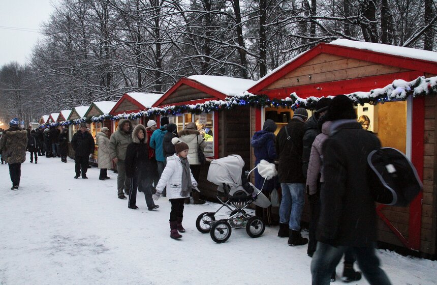 В "Сокольниках" открыли новогодние развлекательные площадки 3 фото