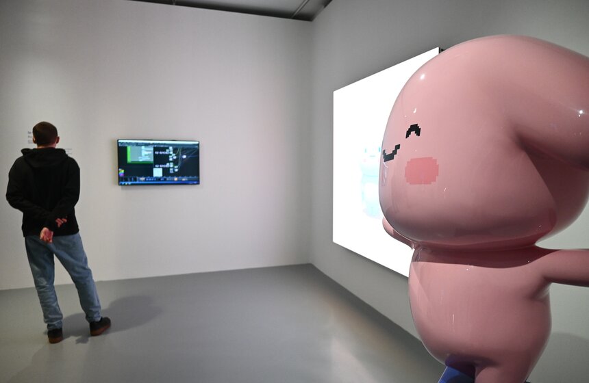 В Мультимедиа Арт Музее состоялось открытие биеннале "Искусство будущего" 24 фото
