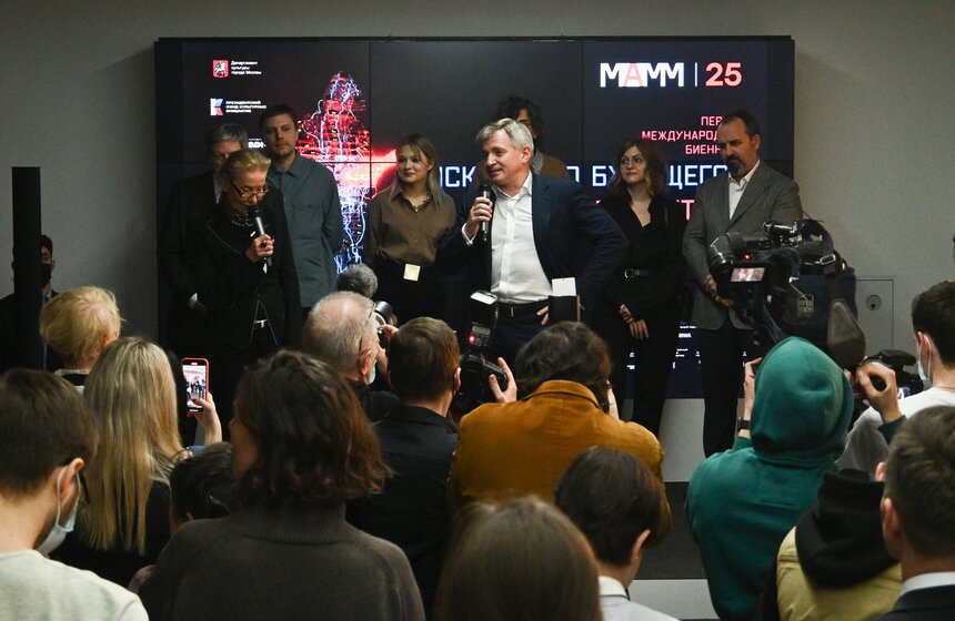 В Мультимедиа Арт Музее состоялось открытие биеннале "Искусство будущего" 2 фото