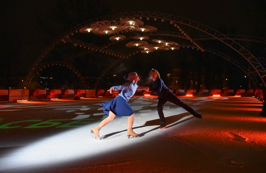 Новый год на катке с М24 5 фото