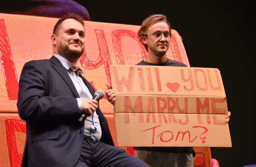 Исполнитель роли Драко Малфоя в "Гарри Поттере" посетил фестиваль Bubble Comics Con 5 фото