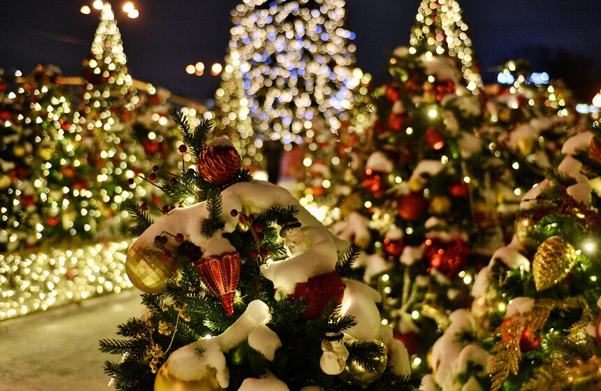 Москву украсили к Новому году 21 фото