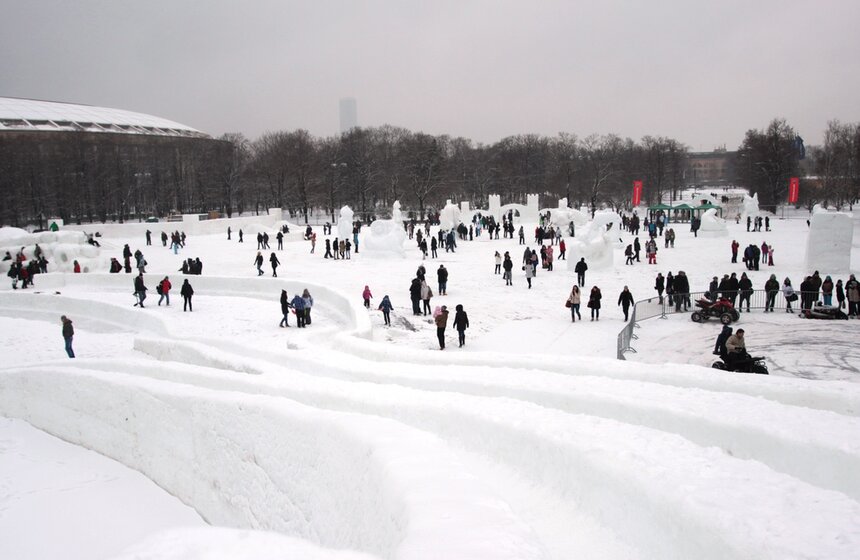 Зимний парк для всей семьи открылся в "Лужниках" 12 фото