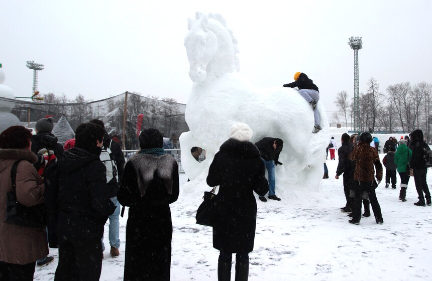 Зимний парк для всей семьи открылся в "Лужниках" 17 фото