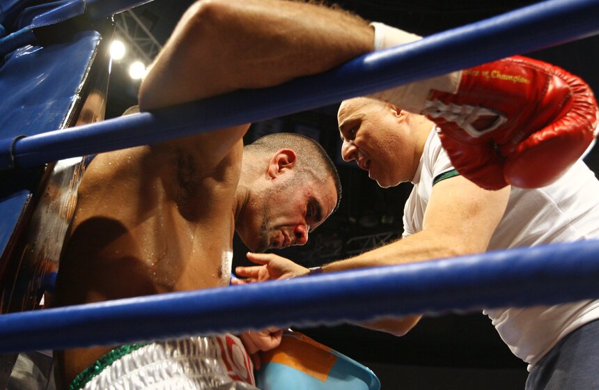 Во дворце спорта "Динамо" прошло боксерское шоу 13 фото