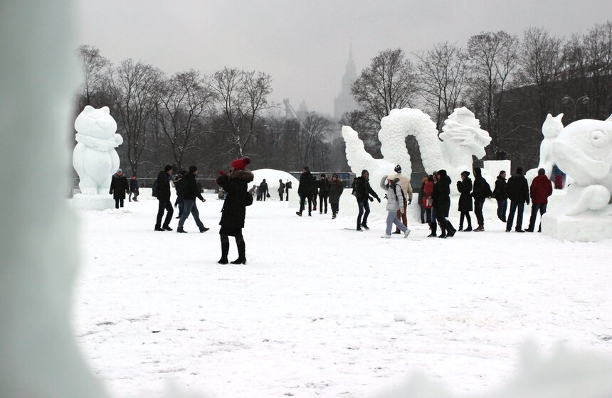 Зимний парк для всей семьи открылся в "Лужниках" 5 фото