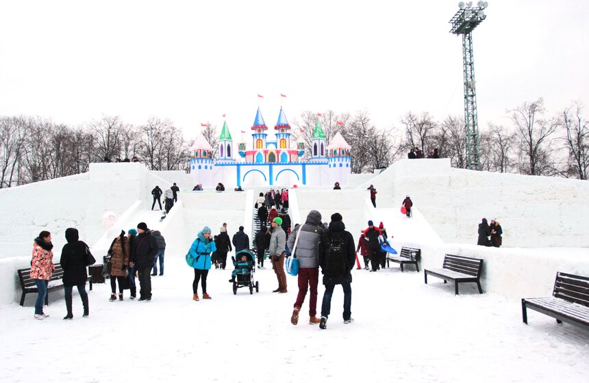 Зимний парк для всей семьи открылся в "Лужниках" 9 фото