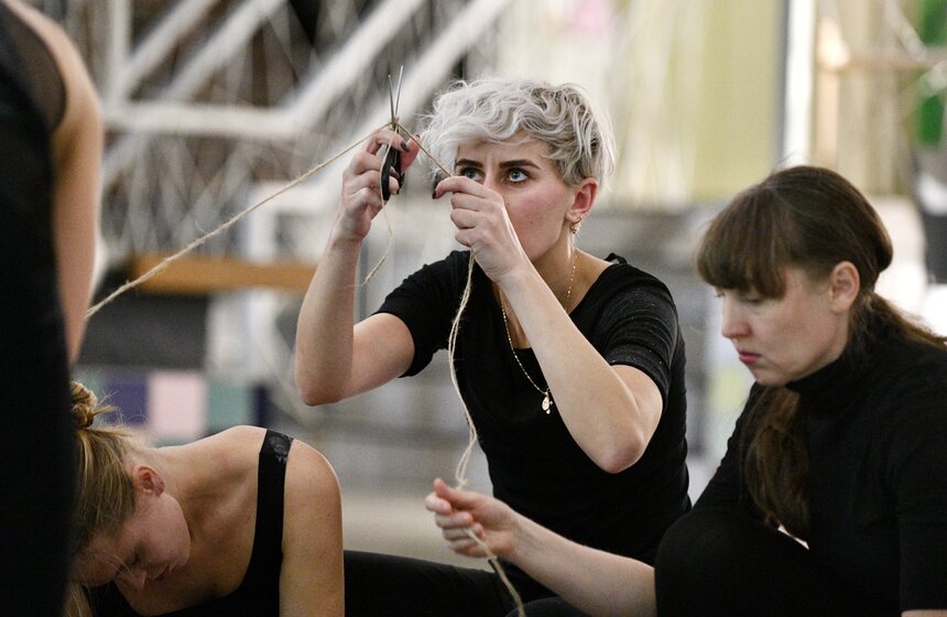 Перформанс "Поток – поточность" состоялся в Центре дизайна Artplay 10 фото