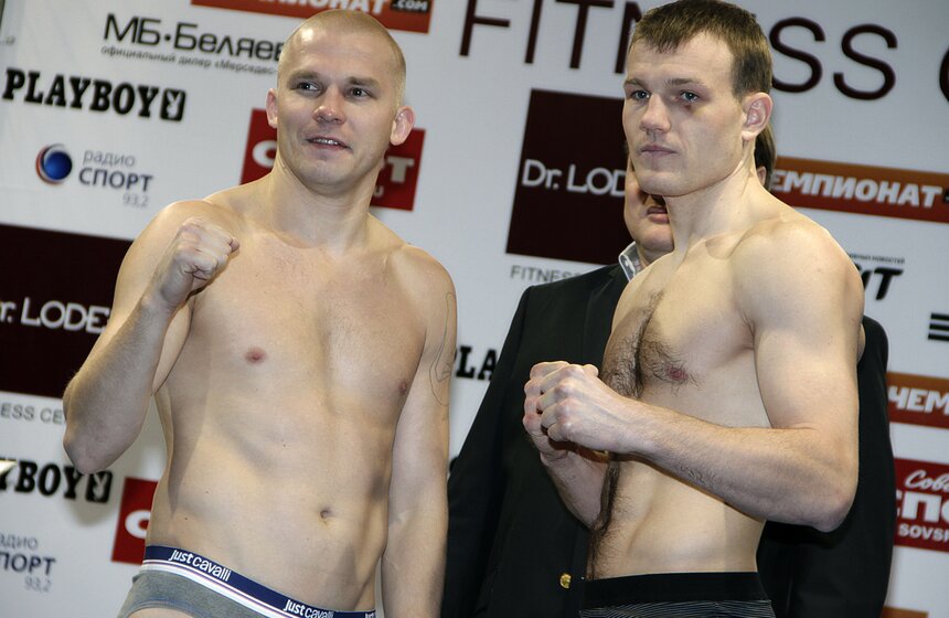 В Москве взвесили боксеров шоу The winner takes it all 24 фото