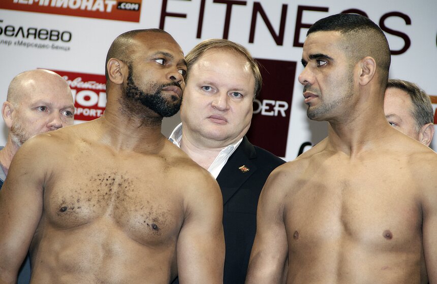 В Москве взвесили боксеров шоу The winner takes it all 4 фото