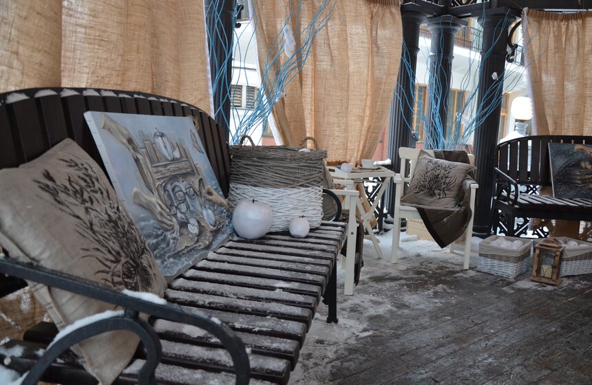 В саду Эрмитаж открылась рождественская ярмарка 10 фото