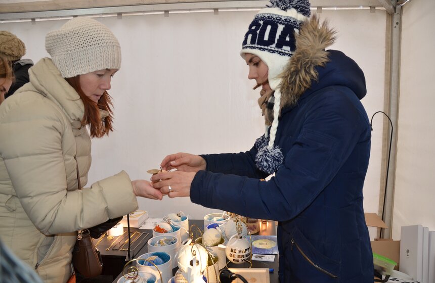 В саду Эрмитаж открылась рождественская ярмарка 6 фото