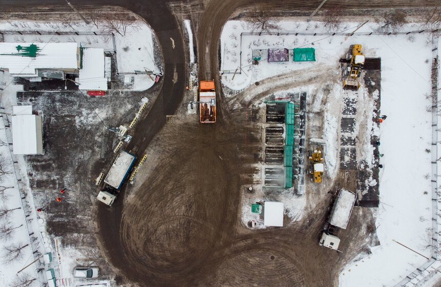 Чистый город. Как в Москве плавят снег 10 фото