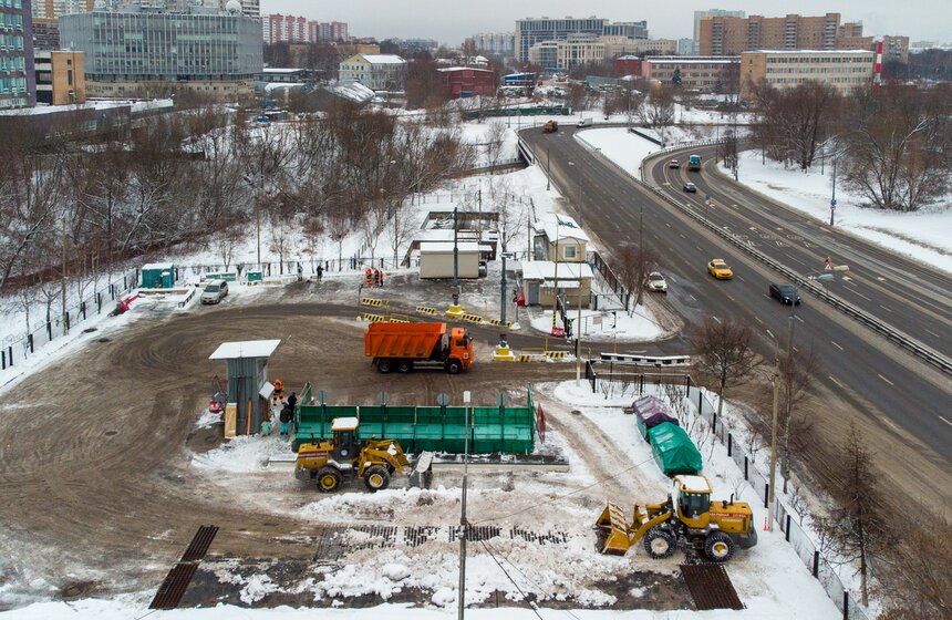 Чистый город. Как в Москве плавят снег 7 фото