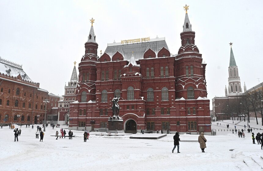 Снежный покров в столице вырос до 20 сантиметров 1 фото