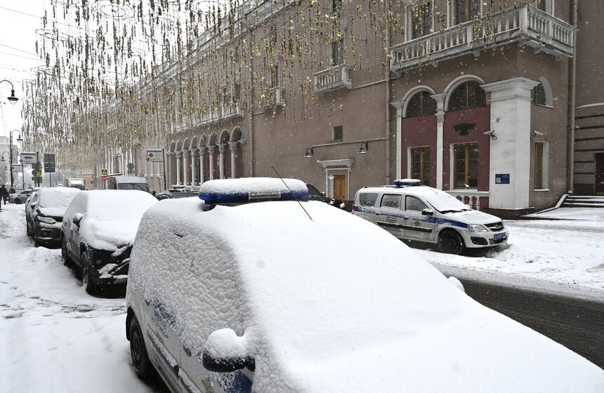 Снежный покров в столице вырос до 20 сантиметров 24 фото