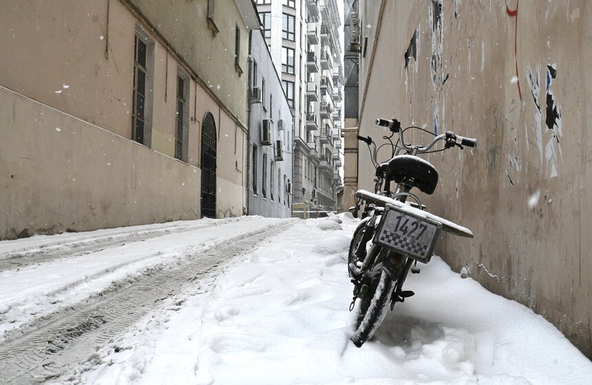 Снежный покров в столице вырос до 20 сантиметров 22 фото