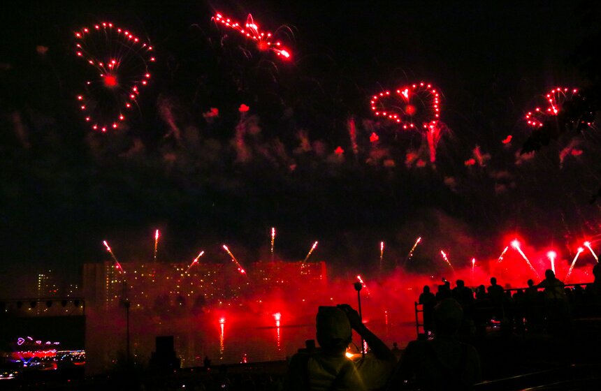 Международный фестиваль фейерверков "Ростех" состоялся в Москве 6 фото