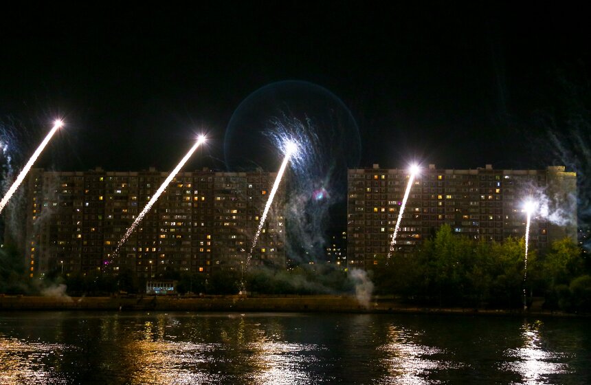 Международный фестиваль фейерверков "Ростех" состоялся в Москве 18 фото
