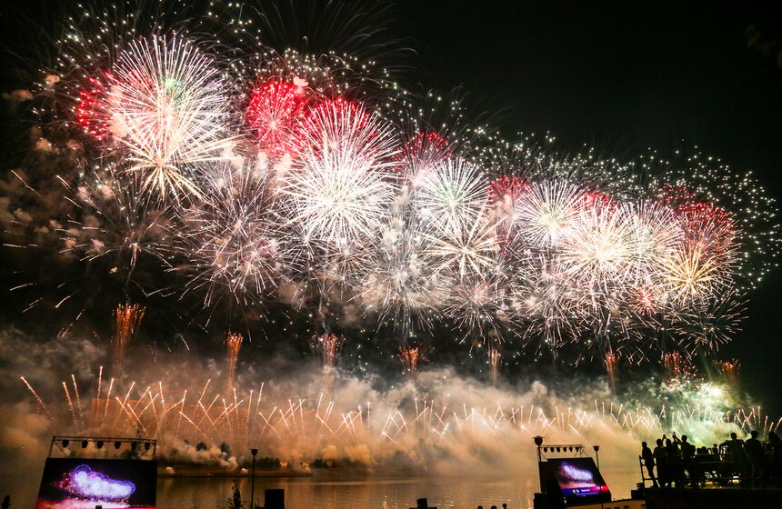Международный фестиваль фейерверков "Ростех" состоялся в Москве 11 фото