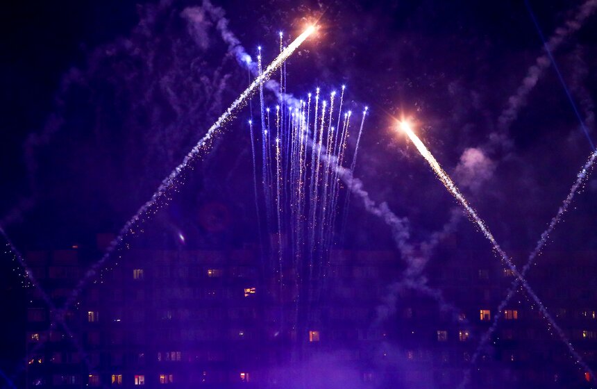 Международный фестиваль фейерверков "Ростех" состоялся в Москве 10 фото