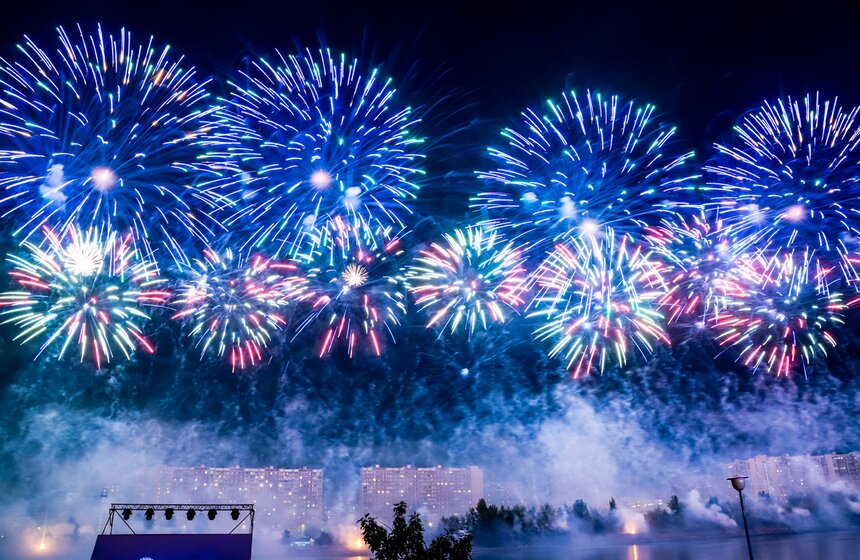 Международный фестиваль фейерверков "Ростех" состоялся в Москве 3 фото