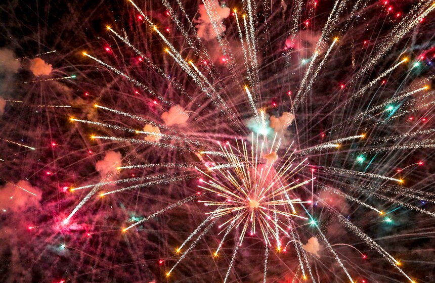 Международный фестиваль фейерверков "Ростех" состоялся в Москве 14 фото