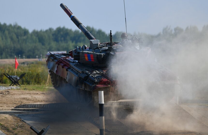 "Танковый биатлон" продолжил свою работу на полигоне Алабино 8 фото