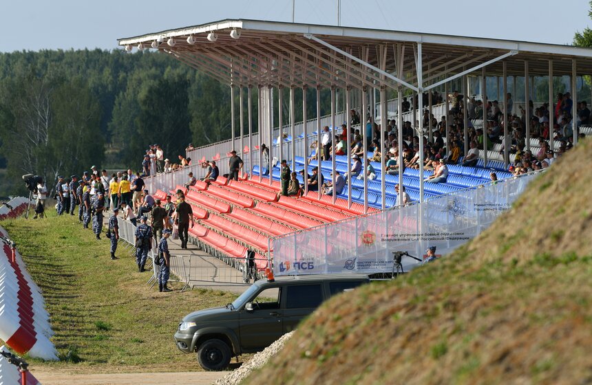 "Танковый биатлон" продолжил свою работу на полигоне Алабино 17 фото