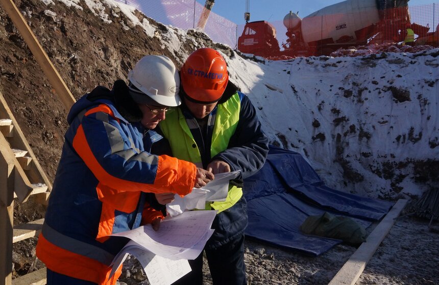 Собянин и Садовничий заложили капсулу под будущим общежитием МГУ 4 фото