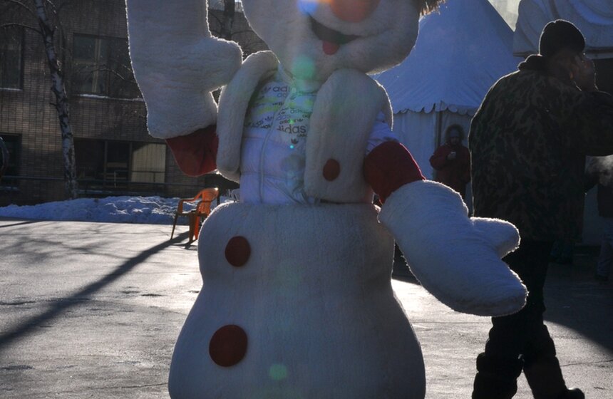 АРТ-Битва Снеговиков прошла на Воробьевых горах 6 фото