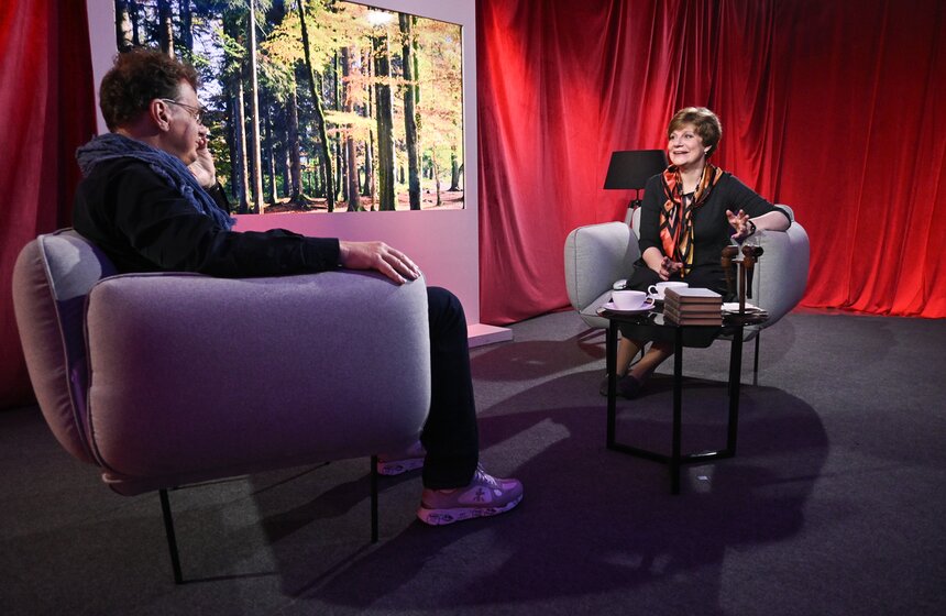 Марианна Ростоцкая дала интервью в рамках программы "Золотая рыбка" 1 фото