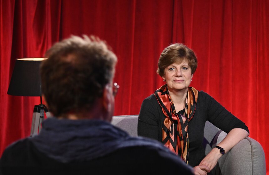 Марианна Ростоцкая дала интервью в рамках программы "Золотая рыбка" 7 фото