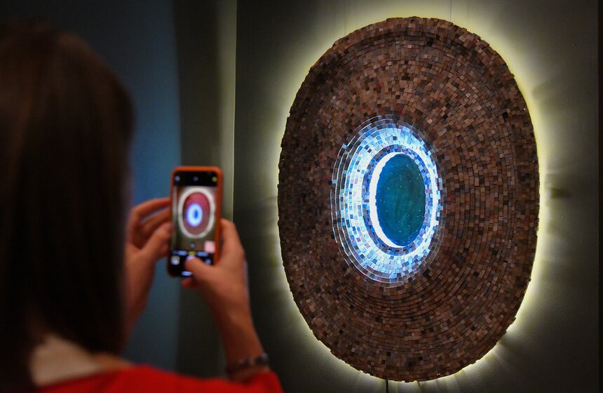 Выставка "Трын*Трава. Современный русский стиль" открылась в усадьбе Муравьевых-Апостолов 17 фото