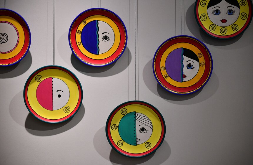 Выставка "Трын*Трава. Современный русский стиль" открылась в усадьбе Муравьевых-Апостолов 16 фото