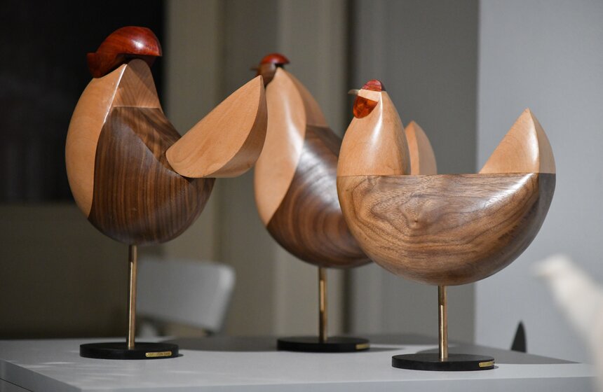 Выставка "Трын*Трава. Современный русский стиль" открылась в усадьбе Муравьевых-Апостолов 8 фото