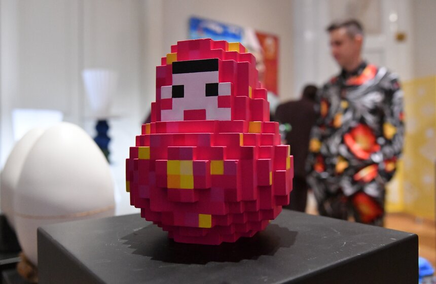 Выставка "Трын*Трава. Современный русский стиль" открылась в усадьбе Муравьевых-Апостолов 3 фото