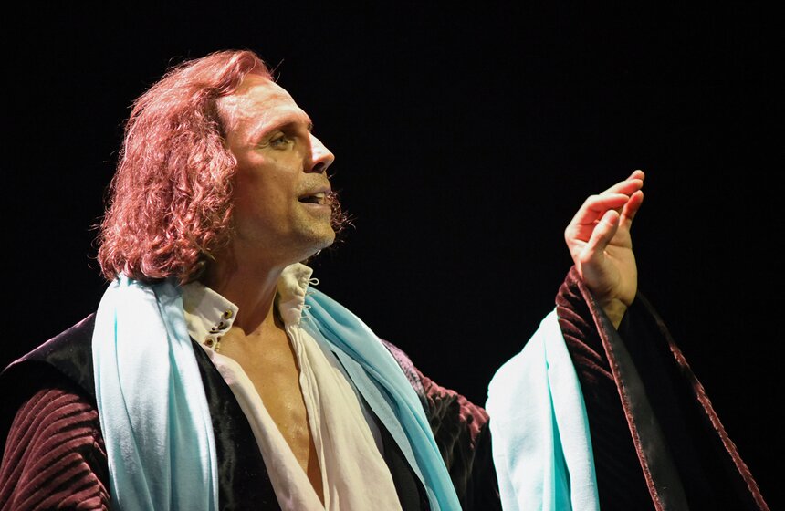 Московский театр "Модерн" представил спектакль "Леонардо" 14 фото