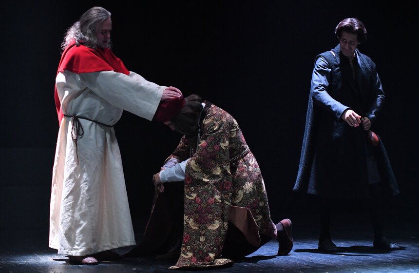 Московский театр "Модерн" представил спектакль "Леонардо" 9 фото