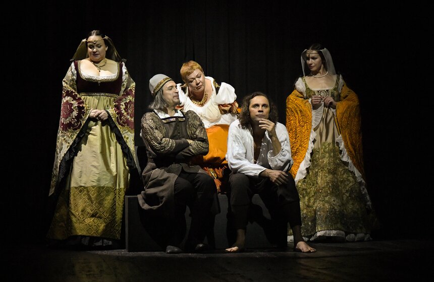 Московский театр "Модерн" представил спектакль "Леонардо" 15 фото