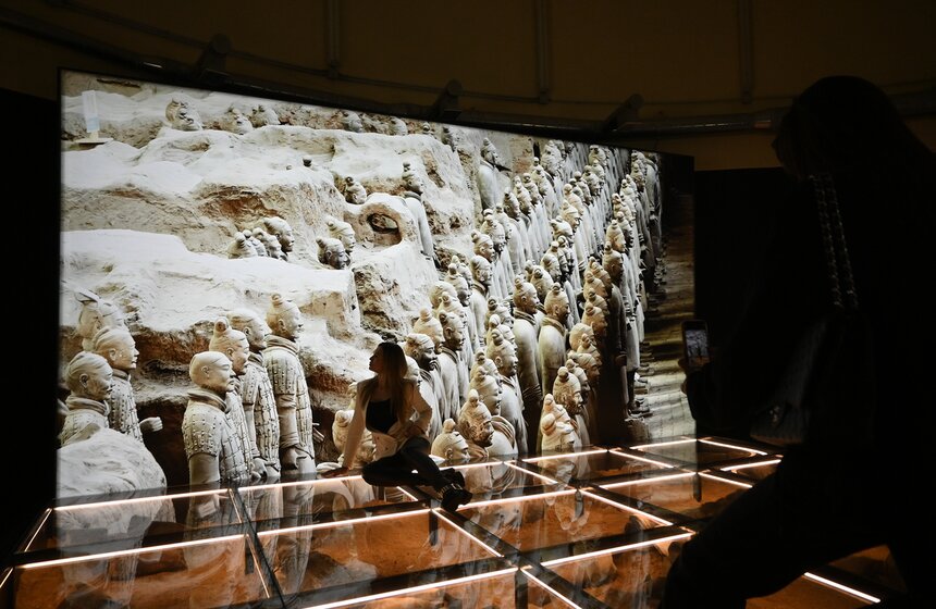 На ВДНХ открыли выставку-реконструкцию "Терракотовая армия. Бессмертные воины Китая" 26 фото