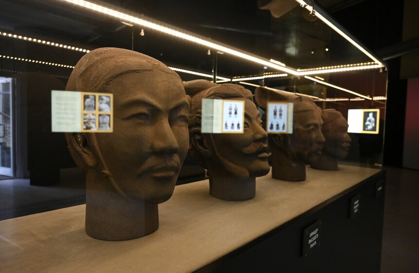 На ВДНХ открыли выставку-реконструкцию "Терракотовая армия. Бессмертные воины Китая" 12 фото