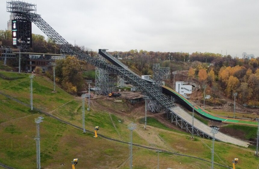 На Воробьевых горах готовится к запуску горнолыжный комплекс 2 фото