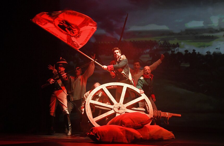 Премьера оперы-драмы "Le prince Andre. Князь Андрей Болконский" состоялась в Москве 13 фото