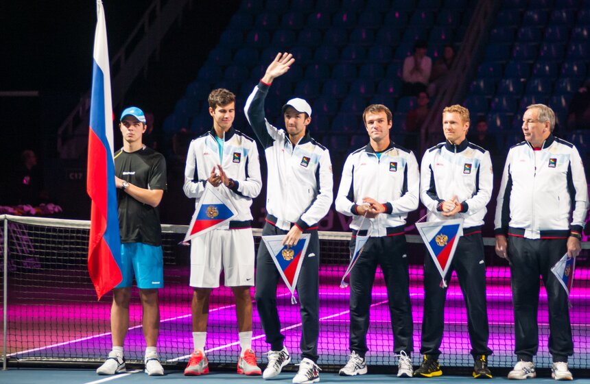 В "Олимпийском" проходит чемпионат Кубка Дэвиса 1 фото