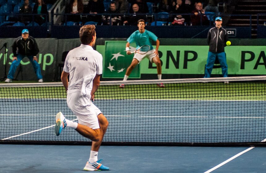 В "Олимпийском" проходит чемпионат Кубка Дэвиса 17 фото