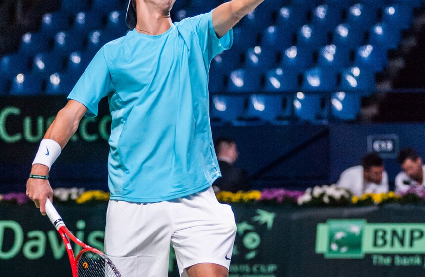 В "Олимпийском" проходит чемпионат Кубка Дэвиса 16 фото