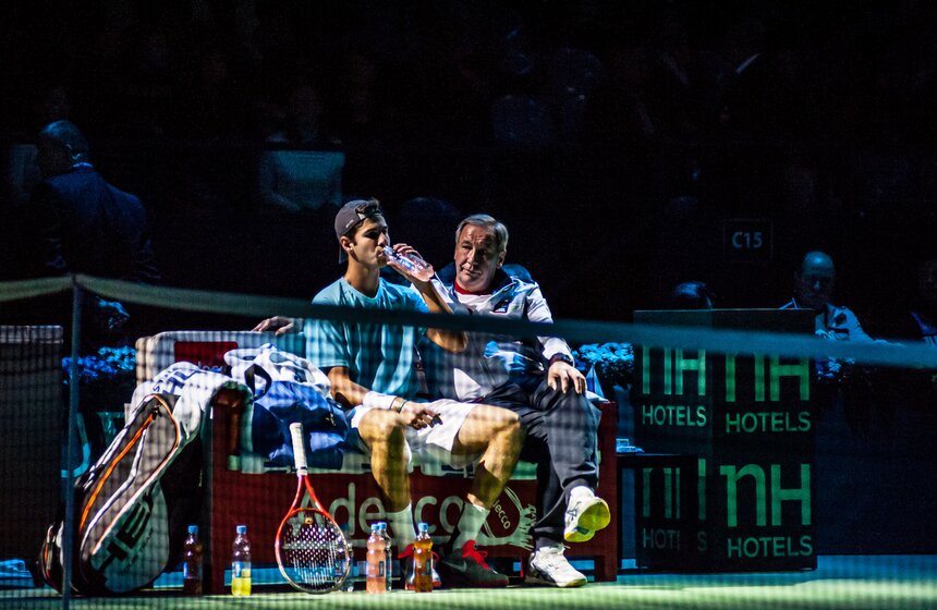 В "Олимпийском" проходит чемпионат Кубка Дэвиса 20 фото